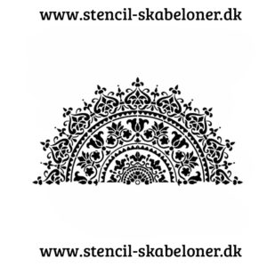Lækker Mandala stencil
